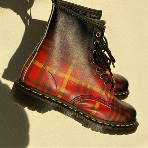 1460 Tartan Plaid Doc Martens